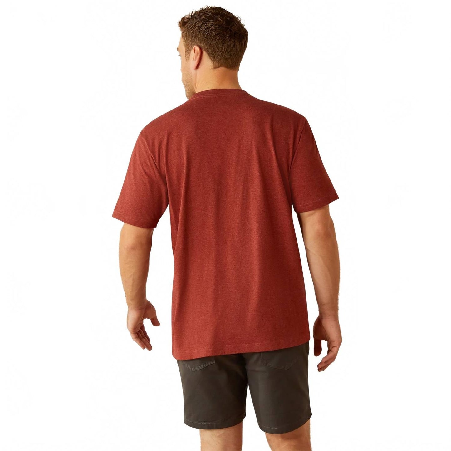 Camiseta de algodón color rojo