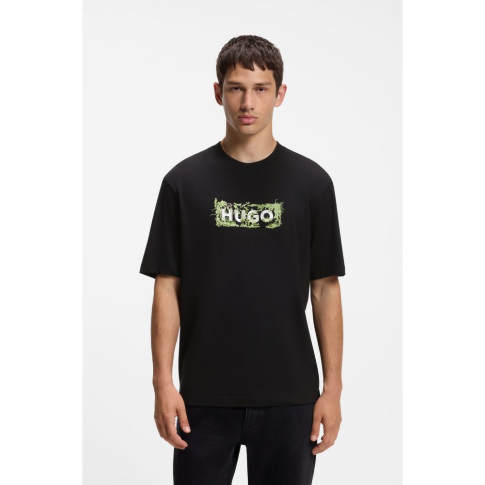 Camiseta de algodón con bordado