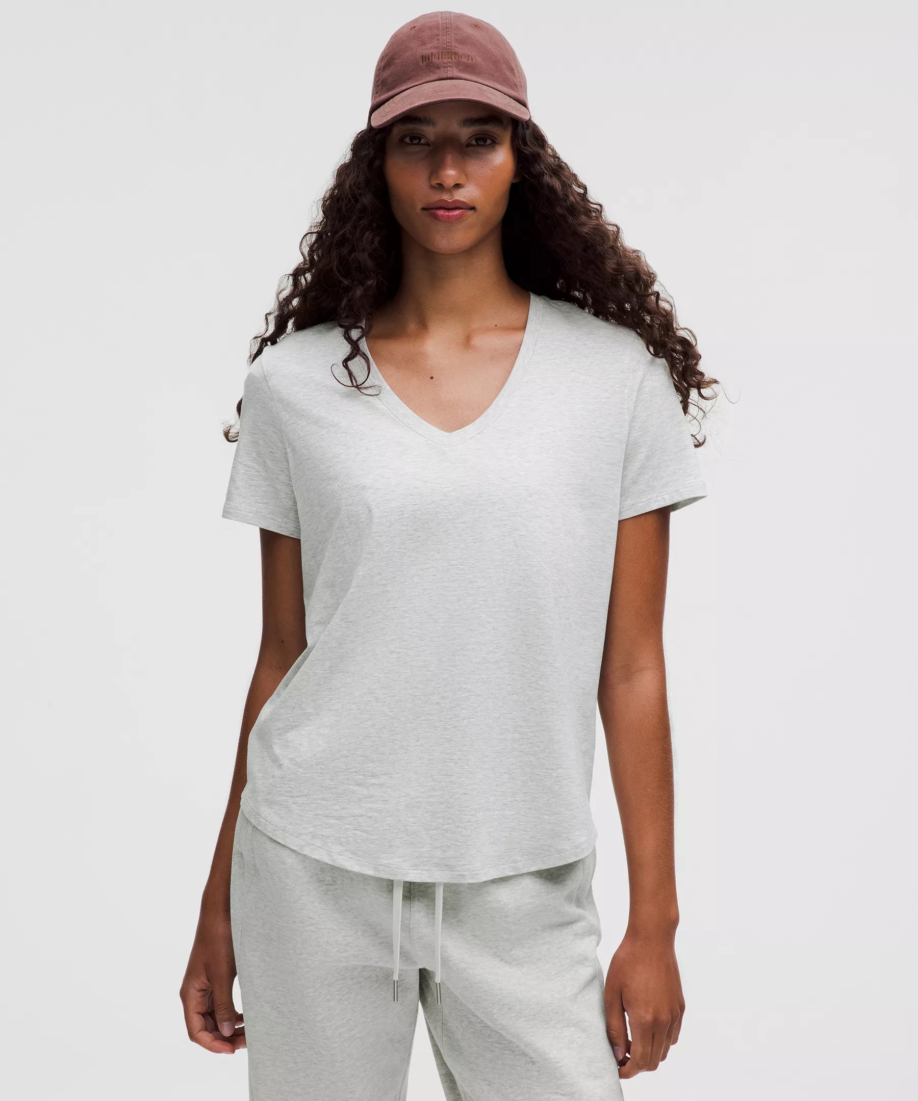 Camiseta con cuello en V