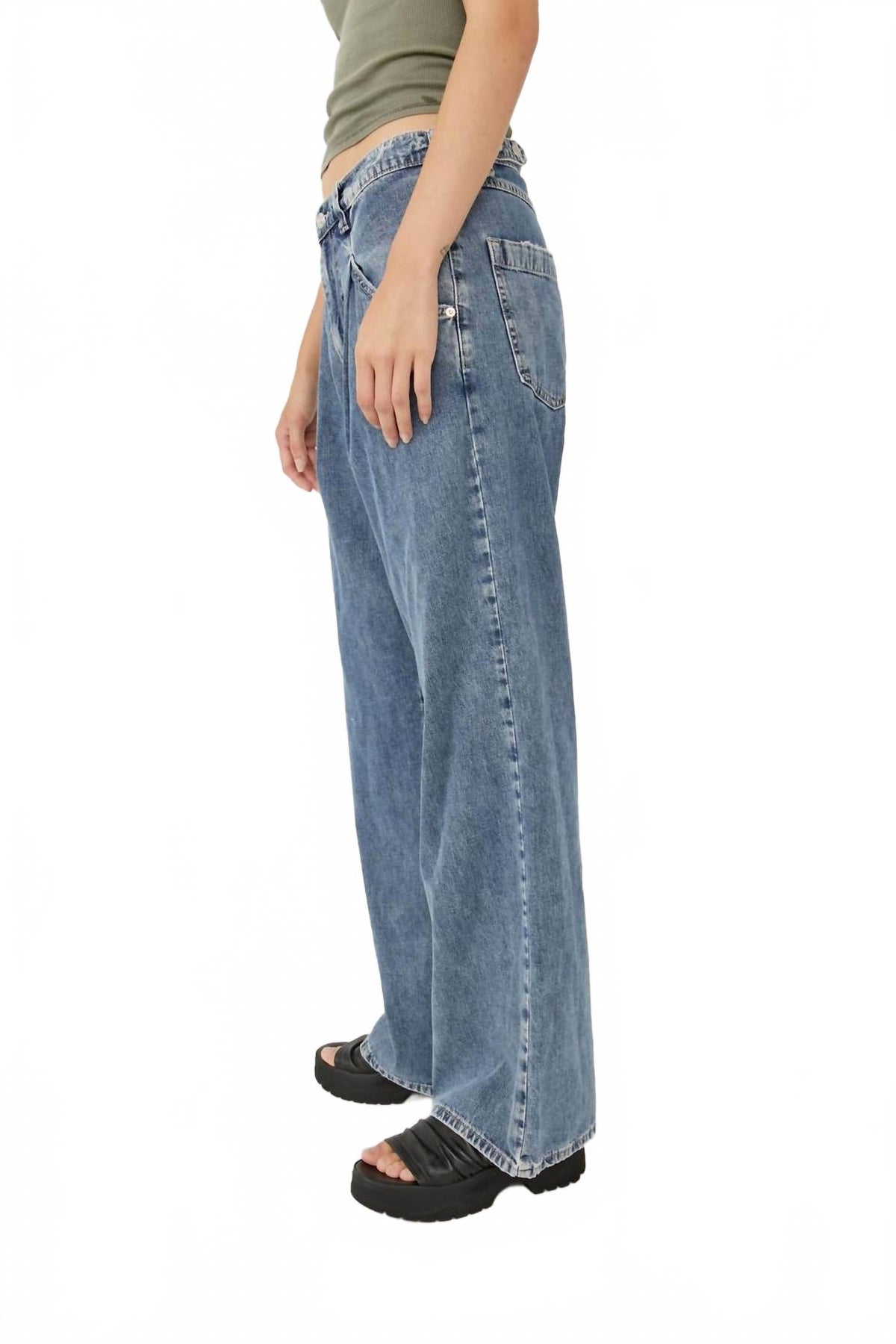 Jean color azul