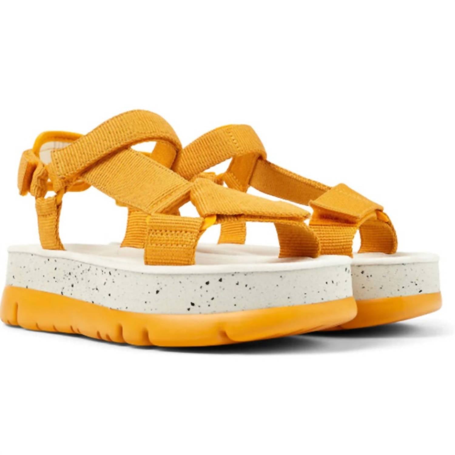 Sandalias de mujer color naranja