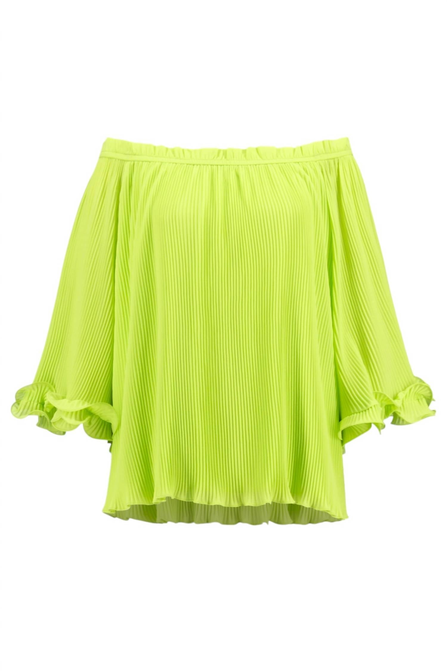 Top con pliegues
