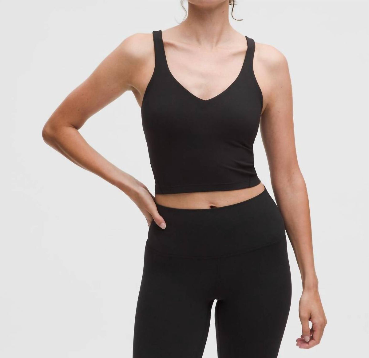 Camiseta sin mangas color negro