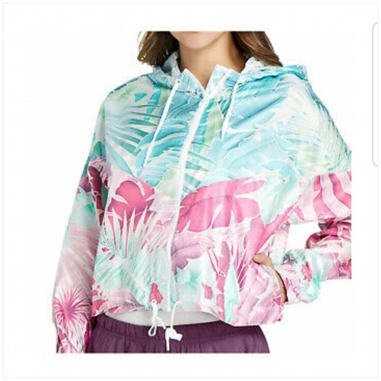 Chaqueta de mujer con estampado floral