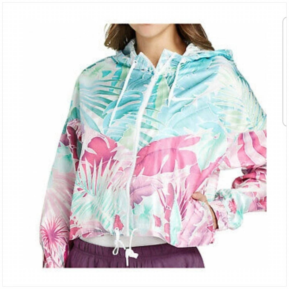 Chaqueta de mujer con estampado floral