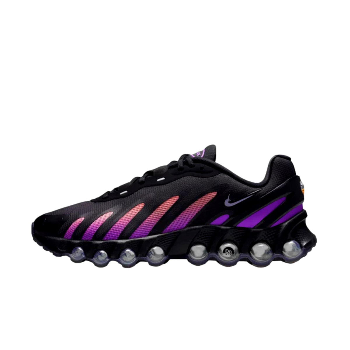 Calzado de hombre color negro y violeta