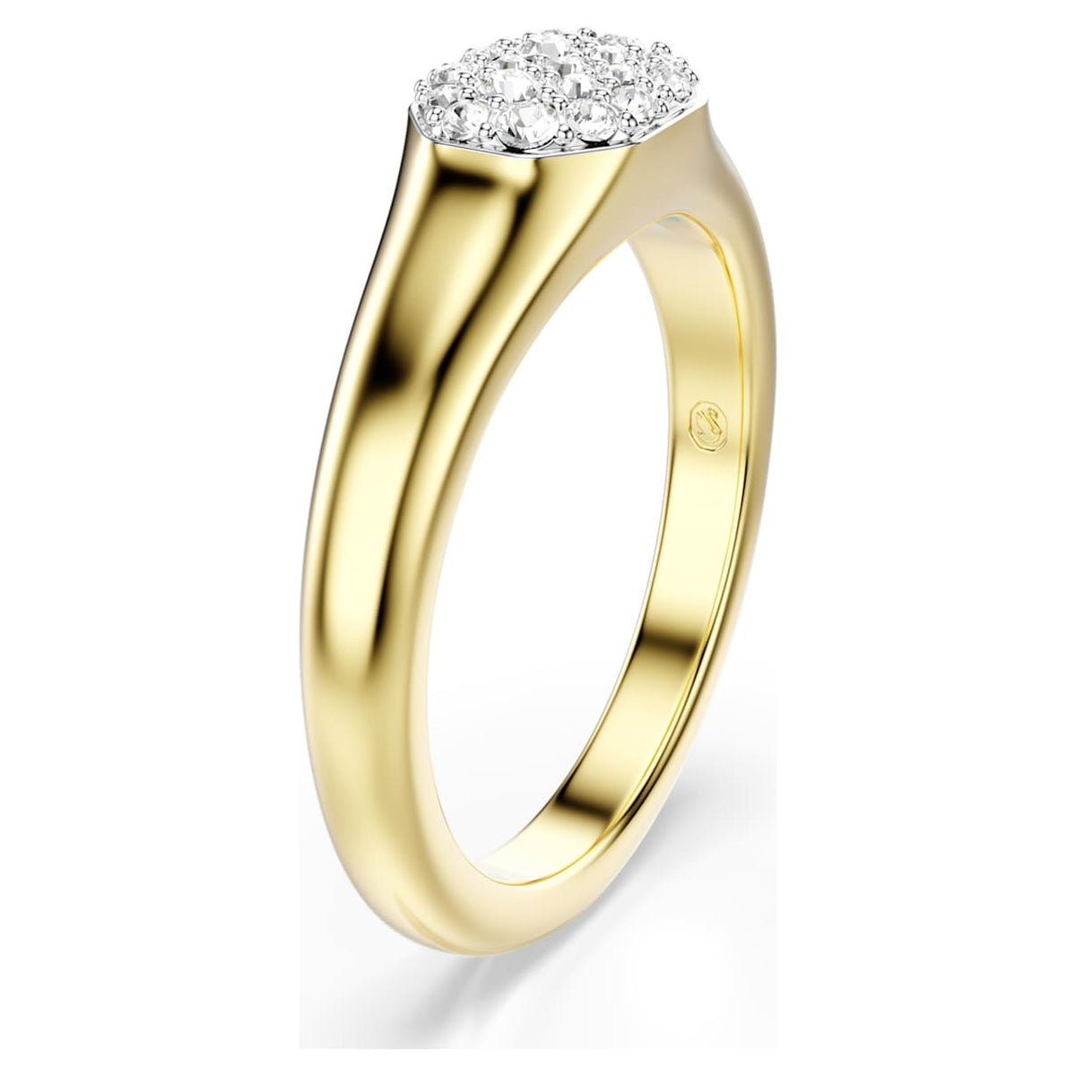 Anillo color blanco y dorado
