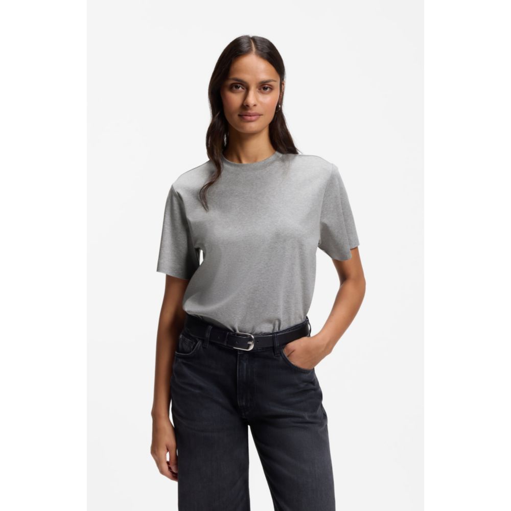 Camiseta de algodón de corte amplio
