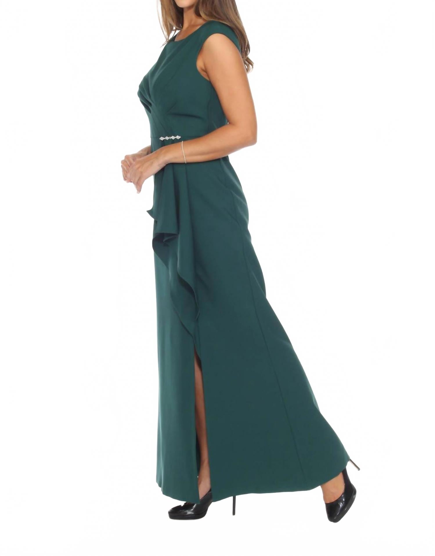 Vestido de mujer color verde