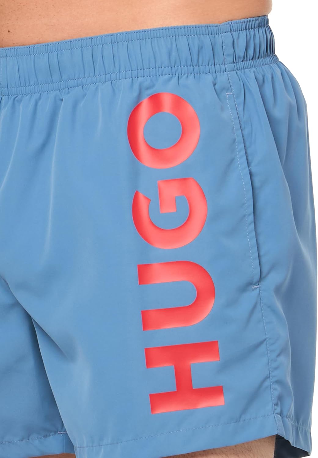 Pantaloneta de baño de hombre color azul