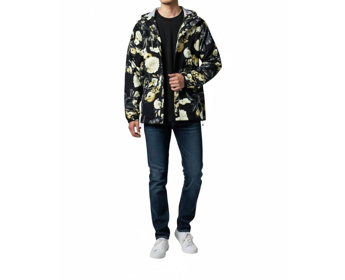 Chaqueta con estampado color negro