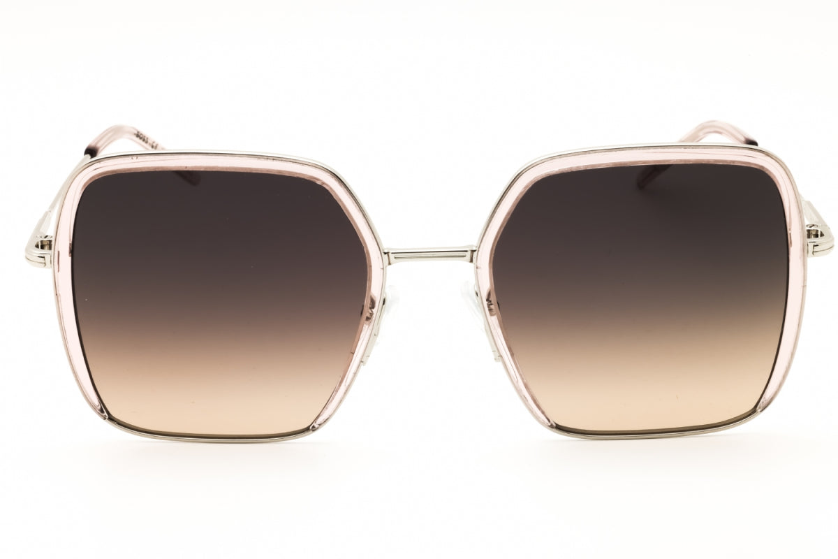 Gafas color gris y café y rosado