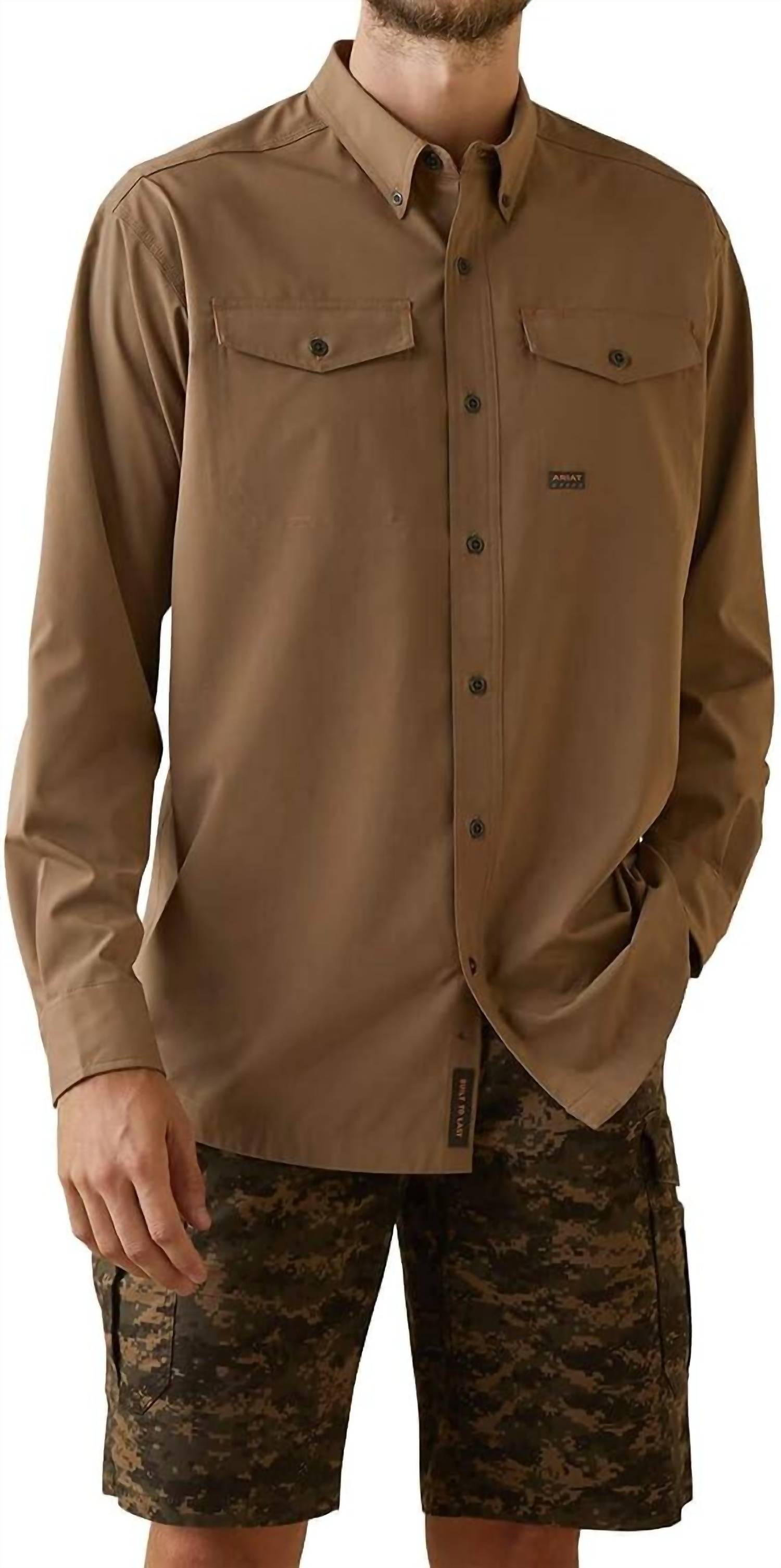 Camisa color caqui