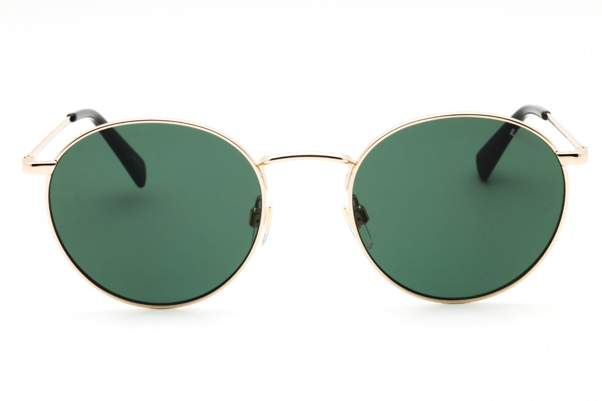 Gafas color verde y dorado