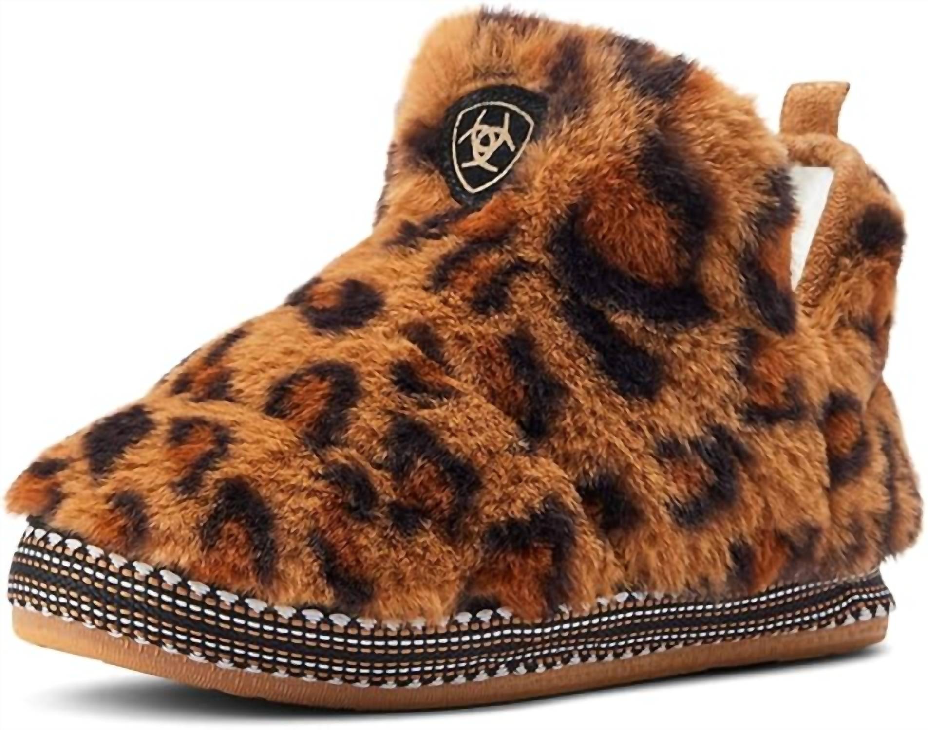 Botines de mujer con estampado animal