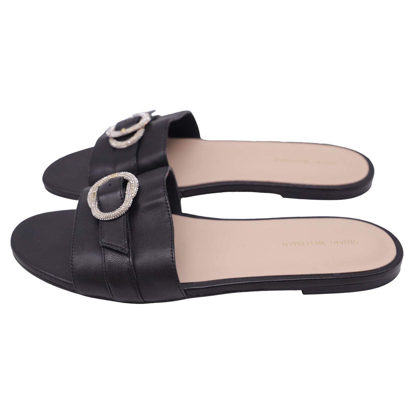 Sandalias de cuero color negro