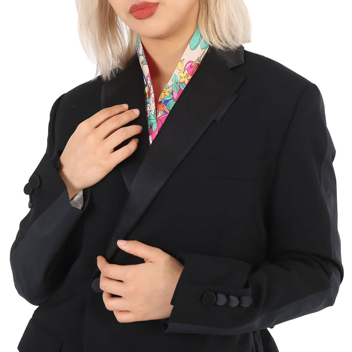 Bufanda de mujer de seda multicolor