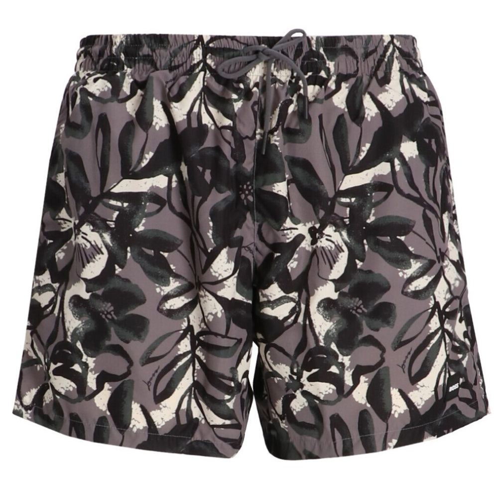 Pantaloneta de baño de hombre color gris
