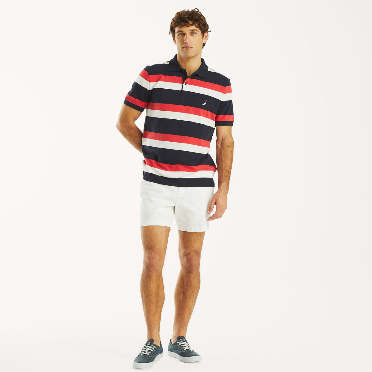 Polo de hombre a rayas
