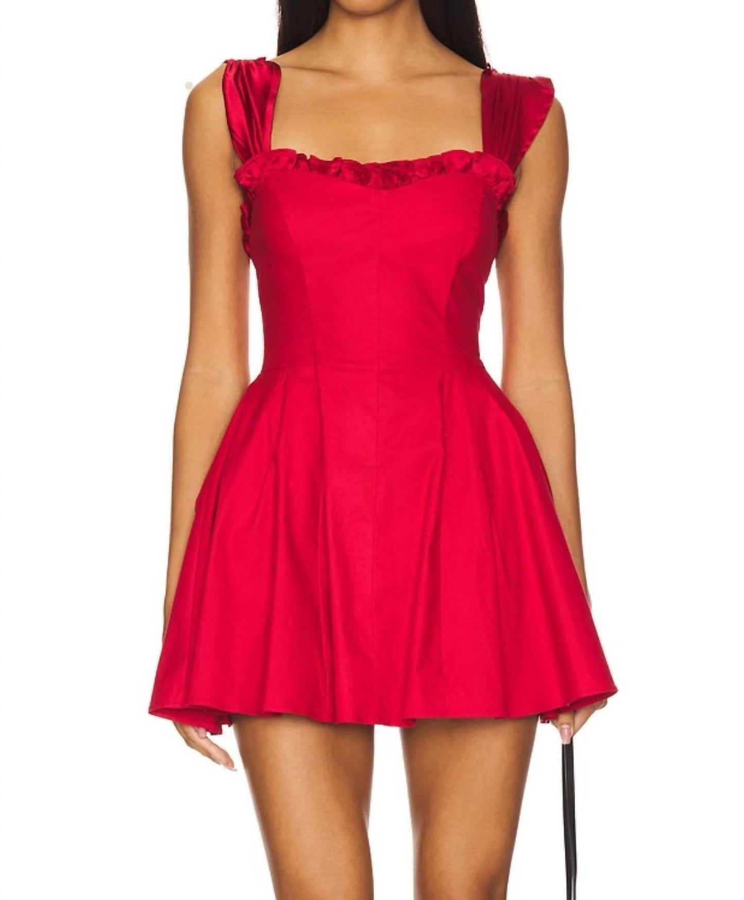 Vestido corto color rojo