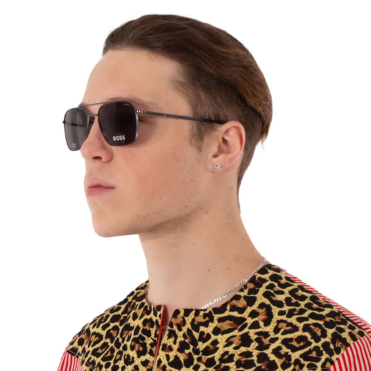 Gafas de sol de hombre con lentes polarizados color gris