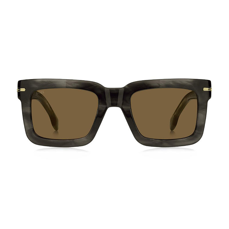 Gafas color gris y café