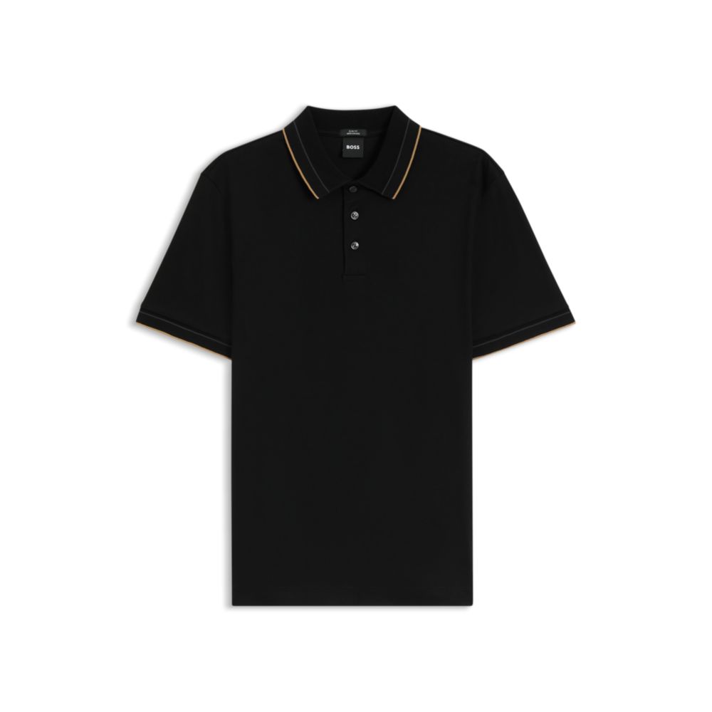 Polo de algodón de corte ajustado