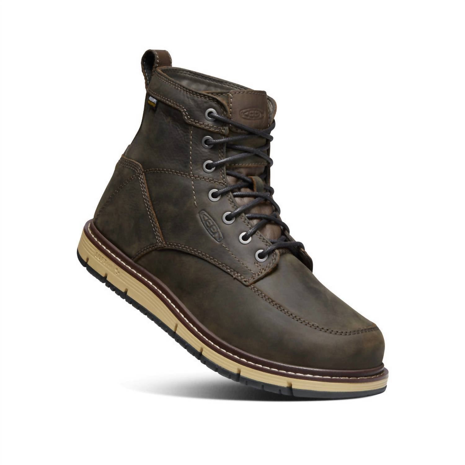 Botas de hombre impermeables color negro y café