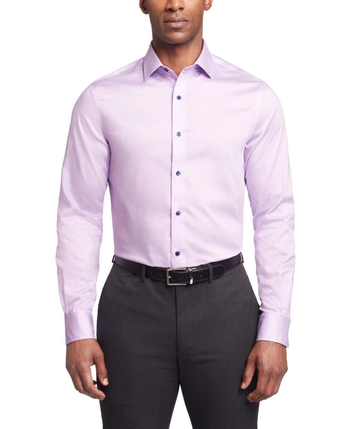 Camisa de hombre color lavanda