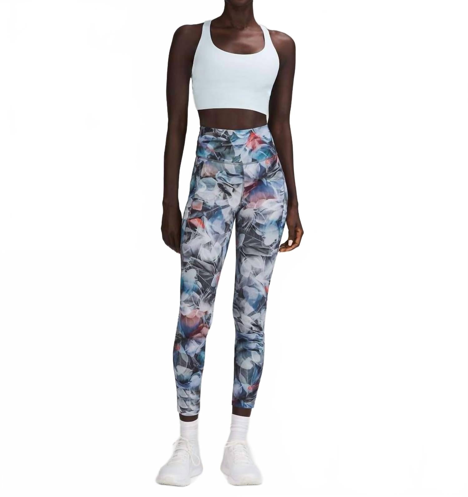 Leggings de tiro alto con estampado floral
