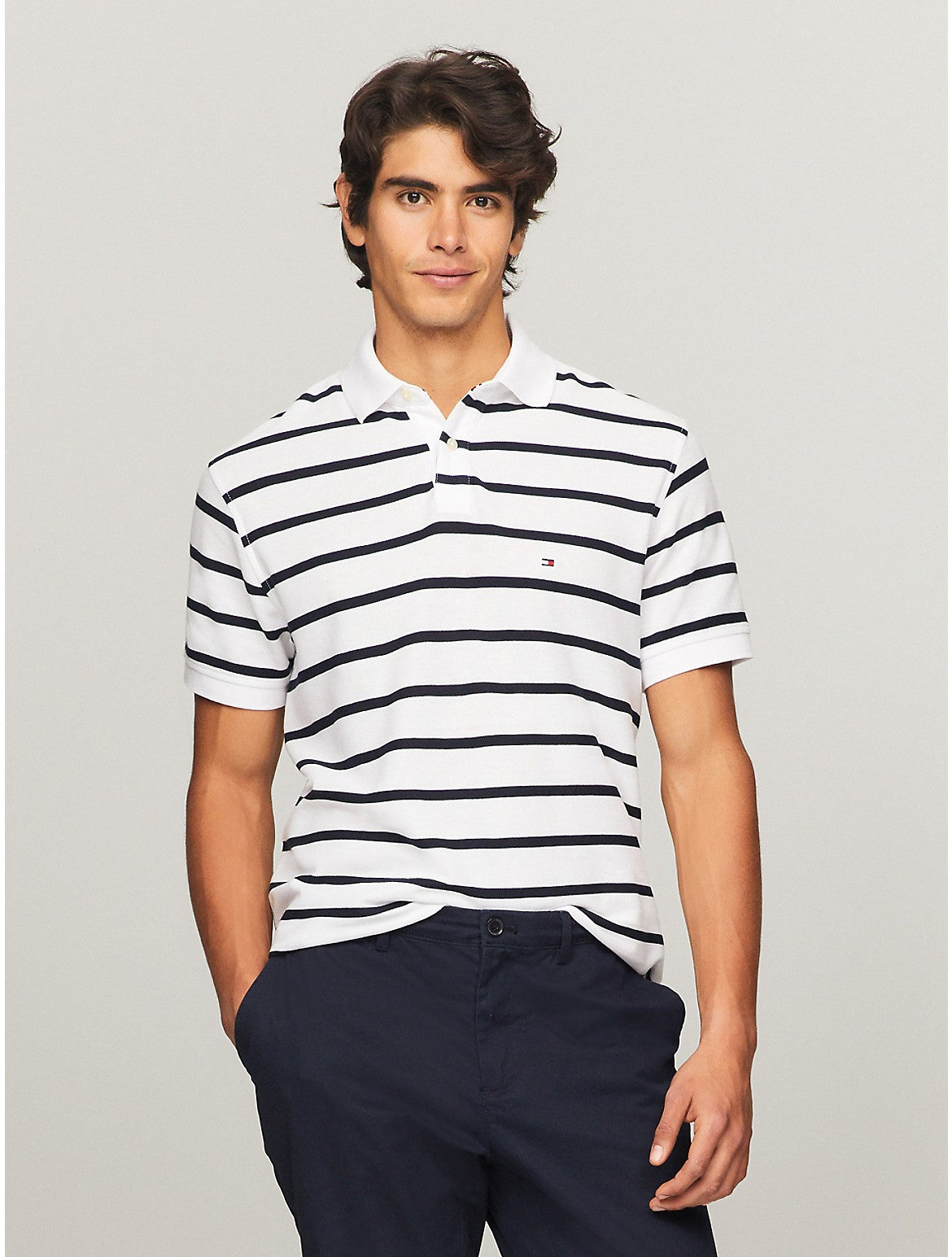 Polo de hombre a rayas