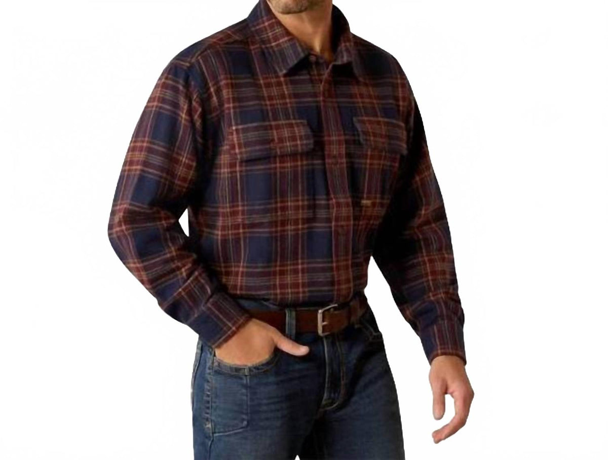 Camisa de manga larga color azul