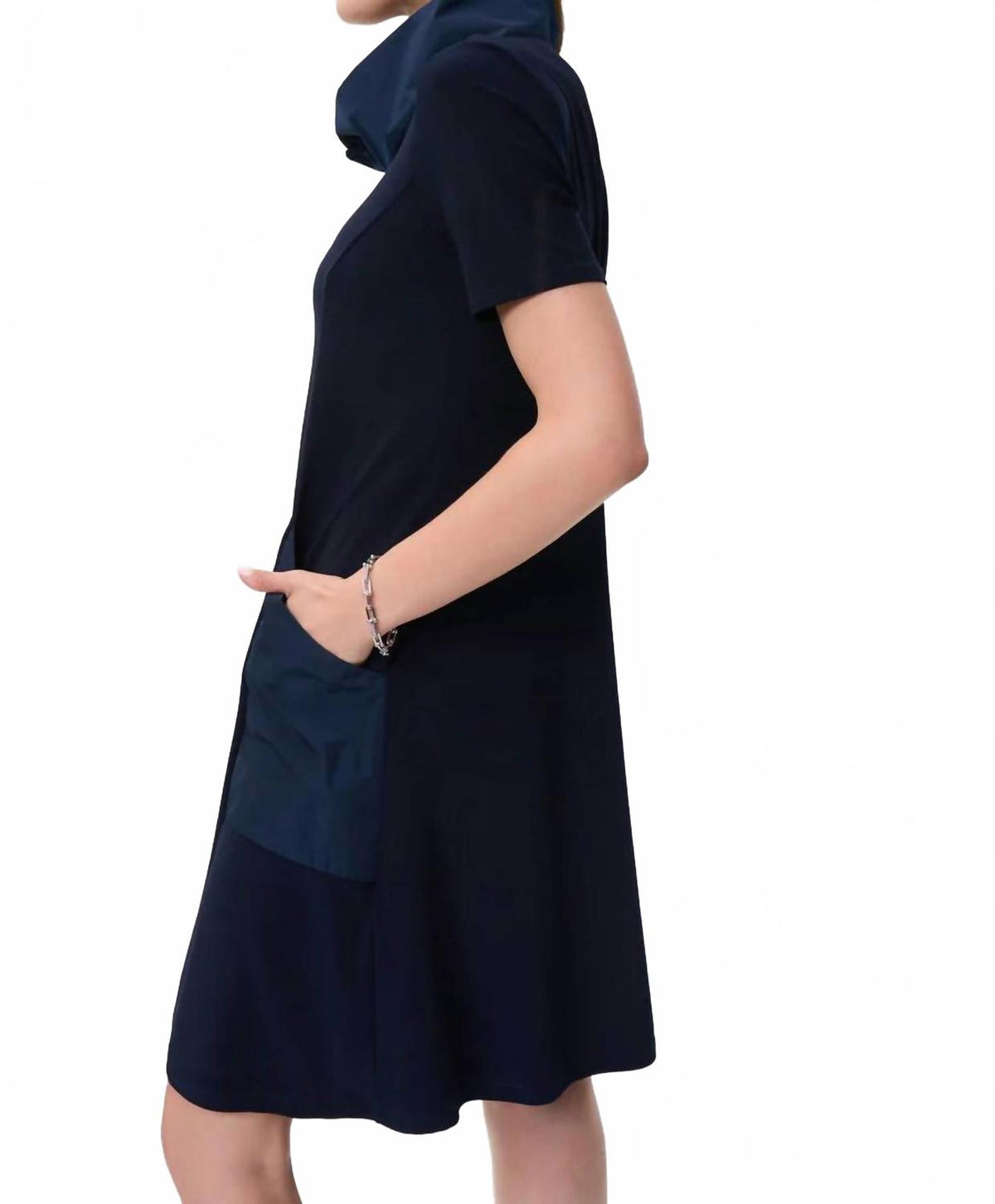 Vestido color azul marino