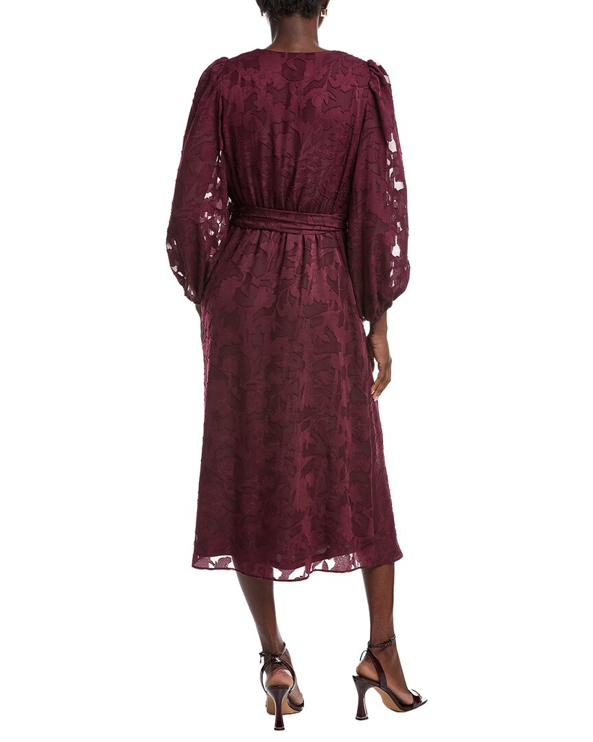 Vestido midi con estampado floral