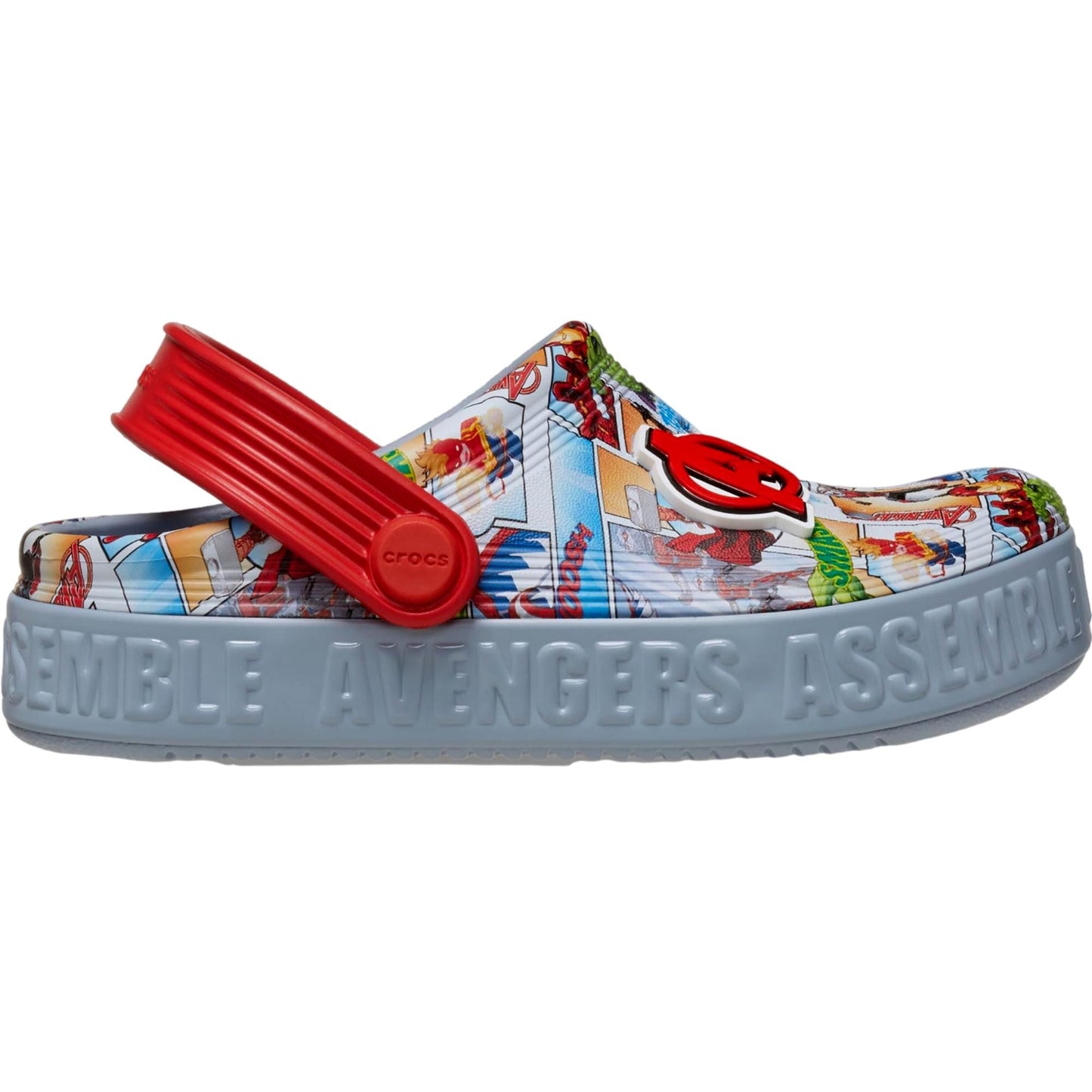 Zuecos infantil color azul y gris