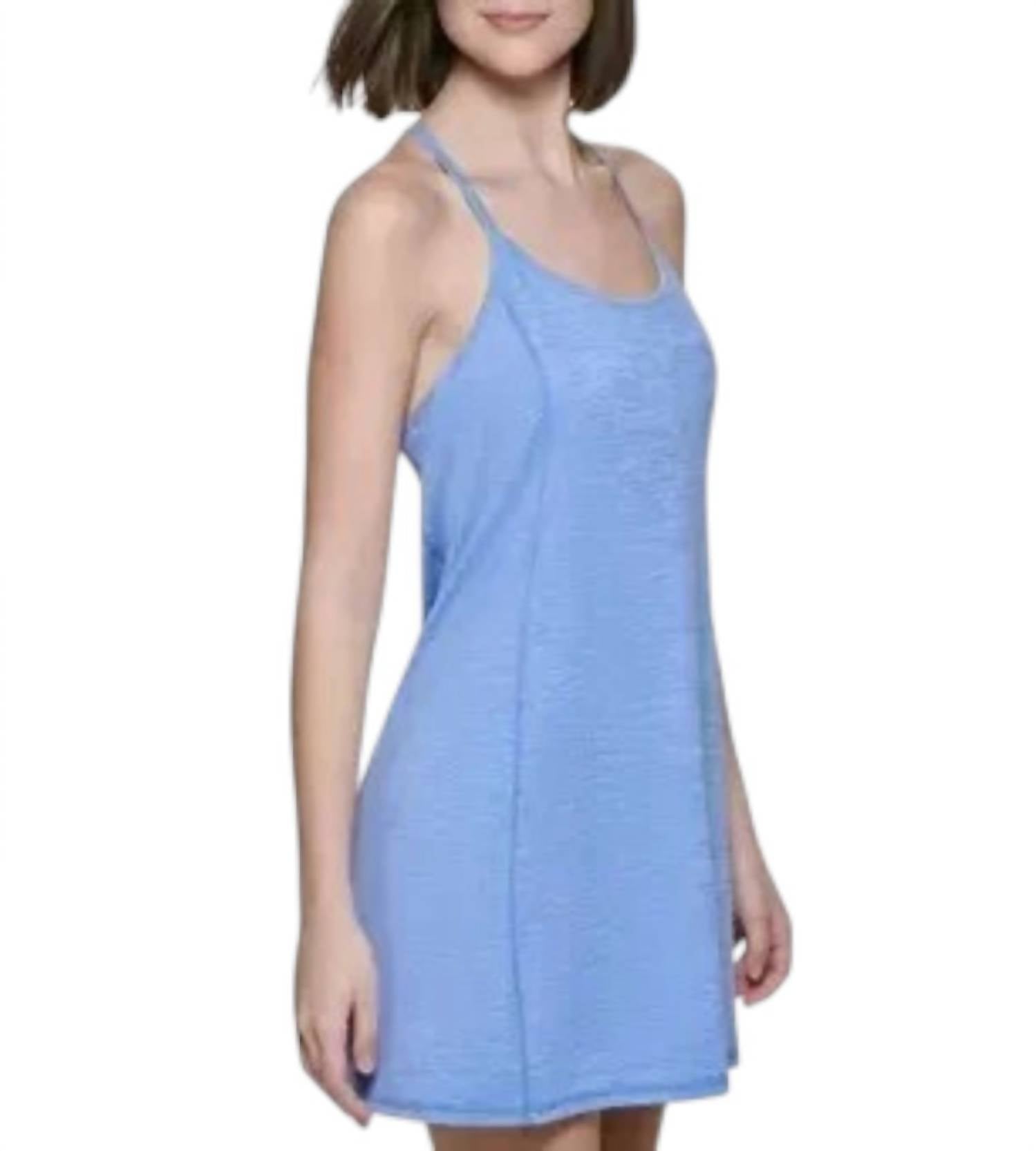 Vestido corto color azul