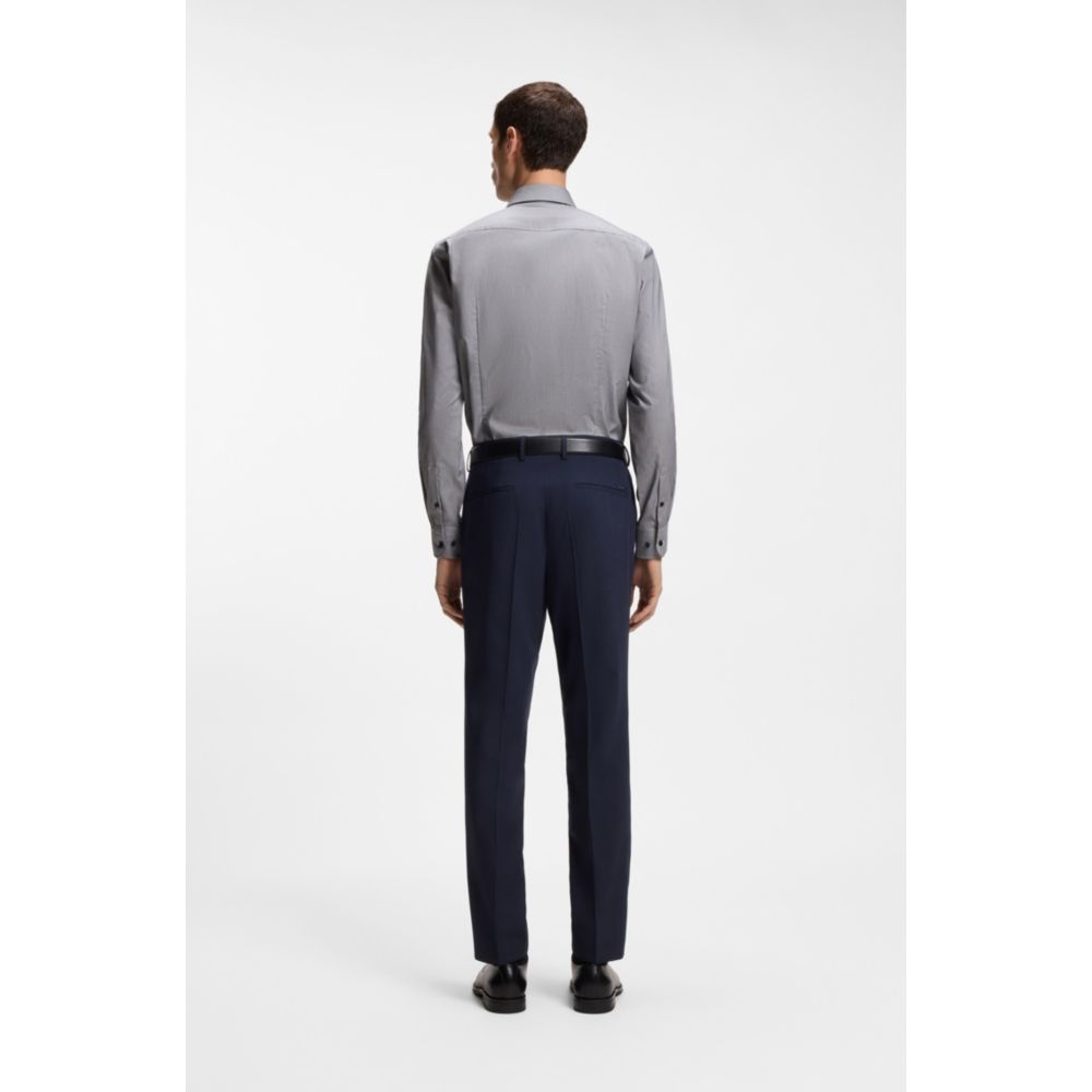 Camisa de algodón de corte ajustado