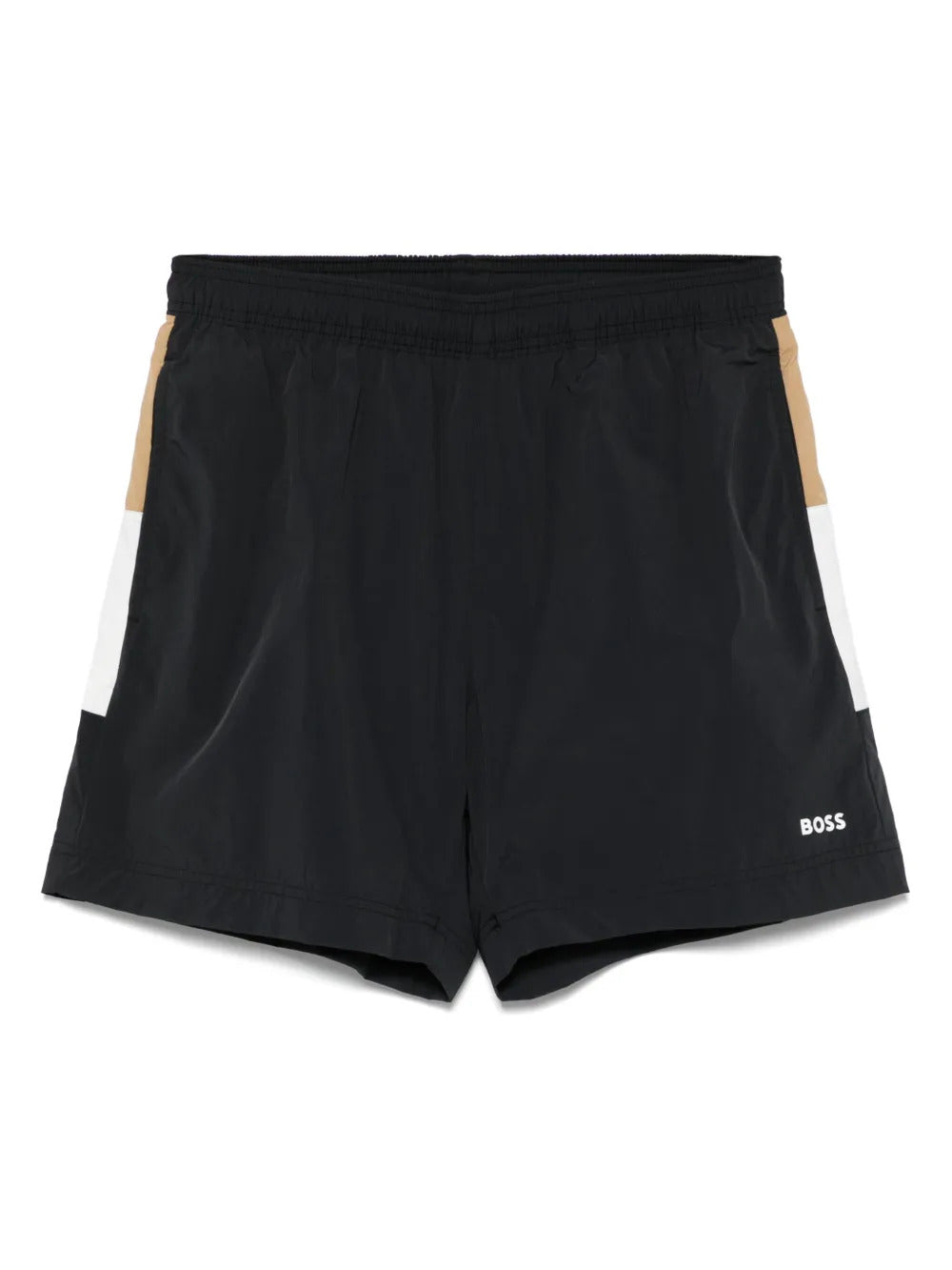 Pantaloneta de baño de hombre color negro