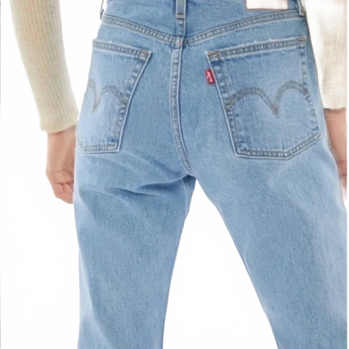 Jean color azul