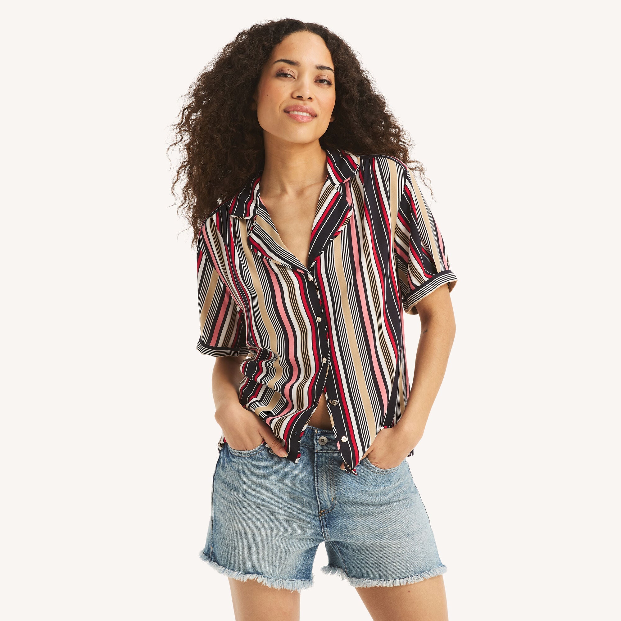 Camisa de mujer a rayas