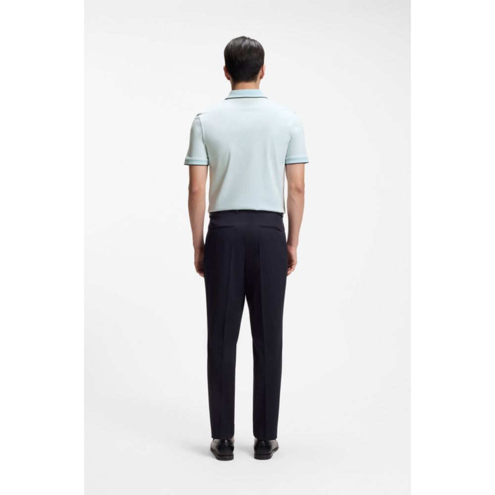 Polo de algodón de corte ajustado