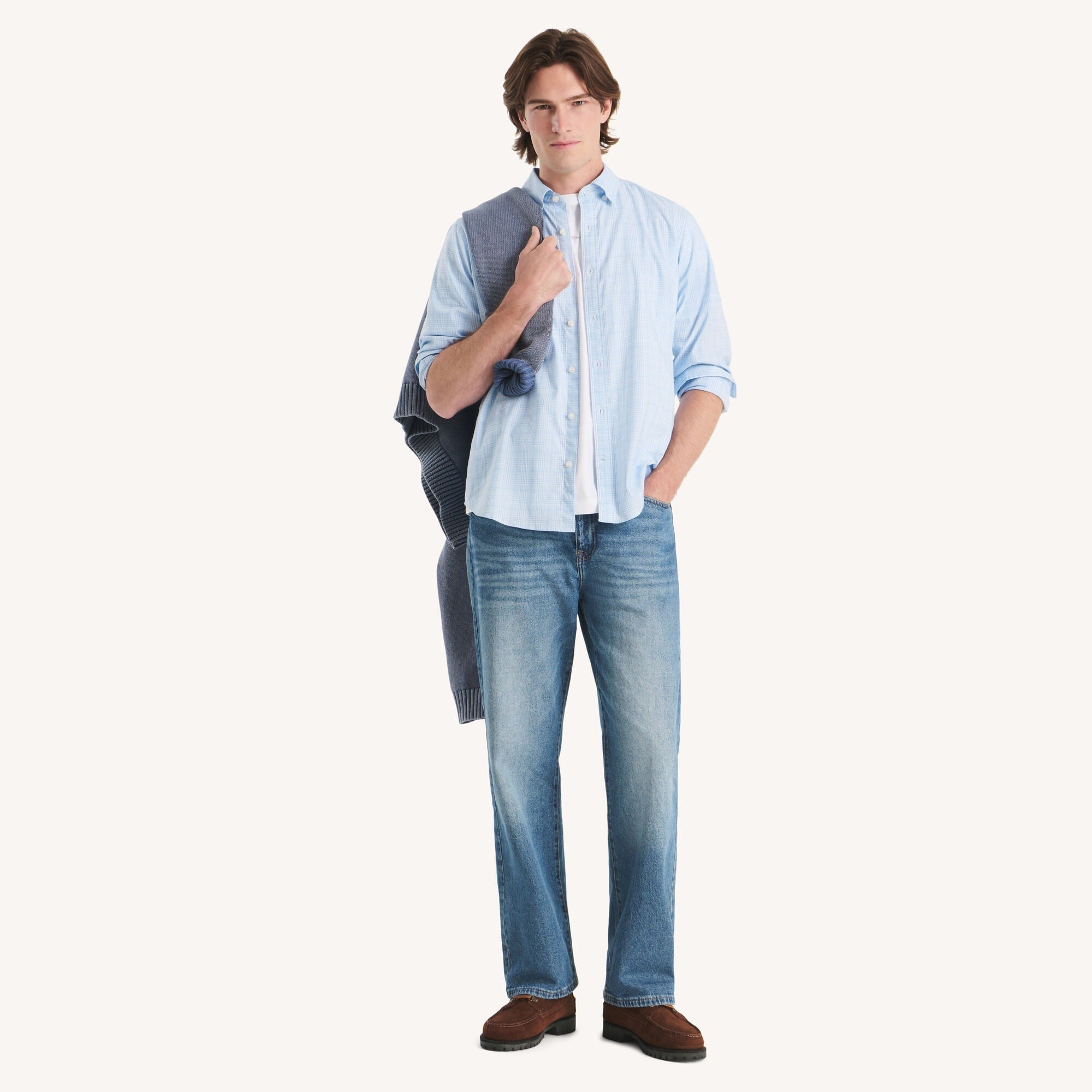 Camisa de hombre a cuadros