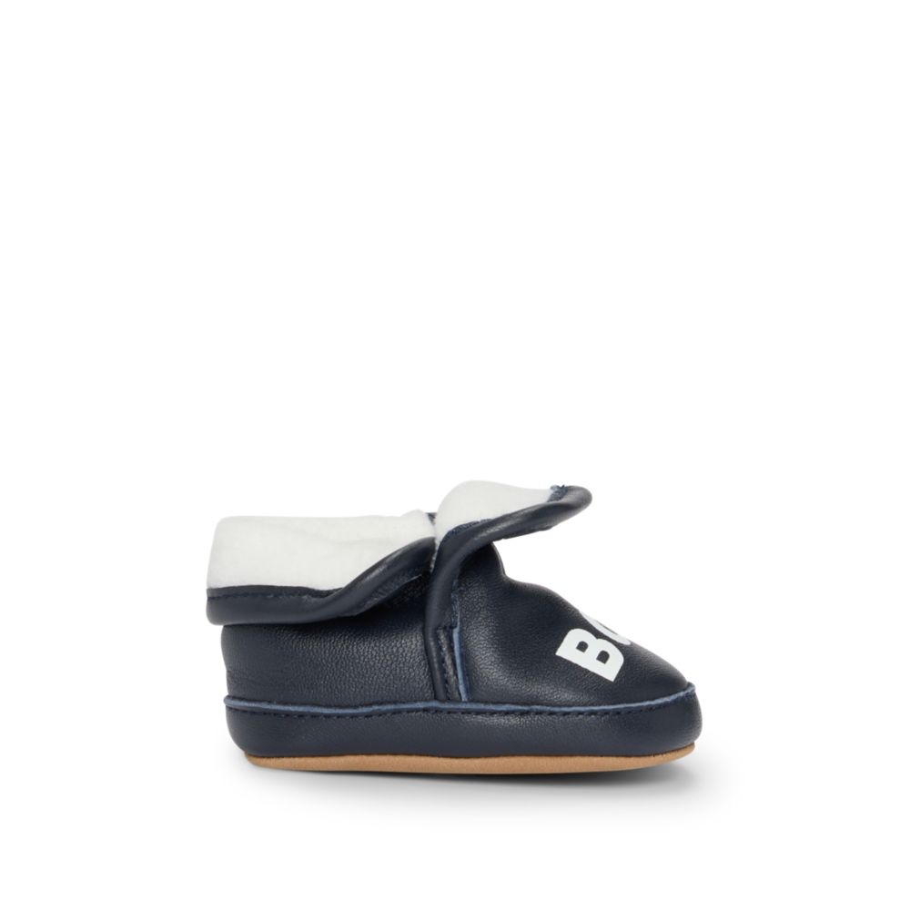 Pantuflas para bebé de cuero