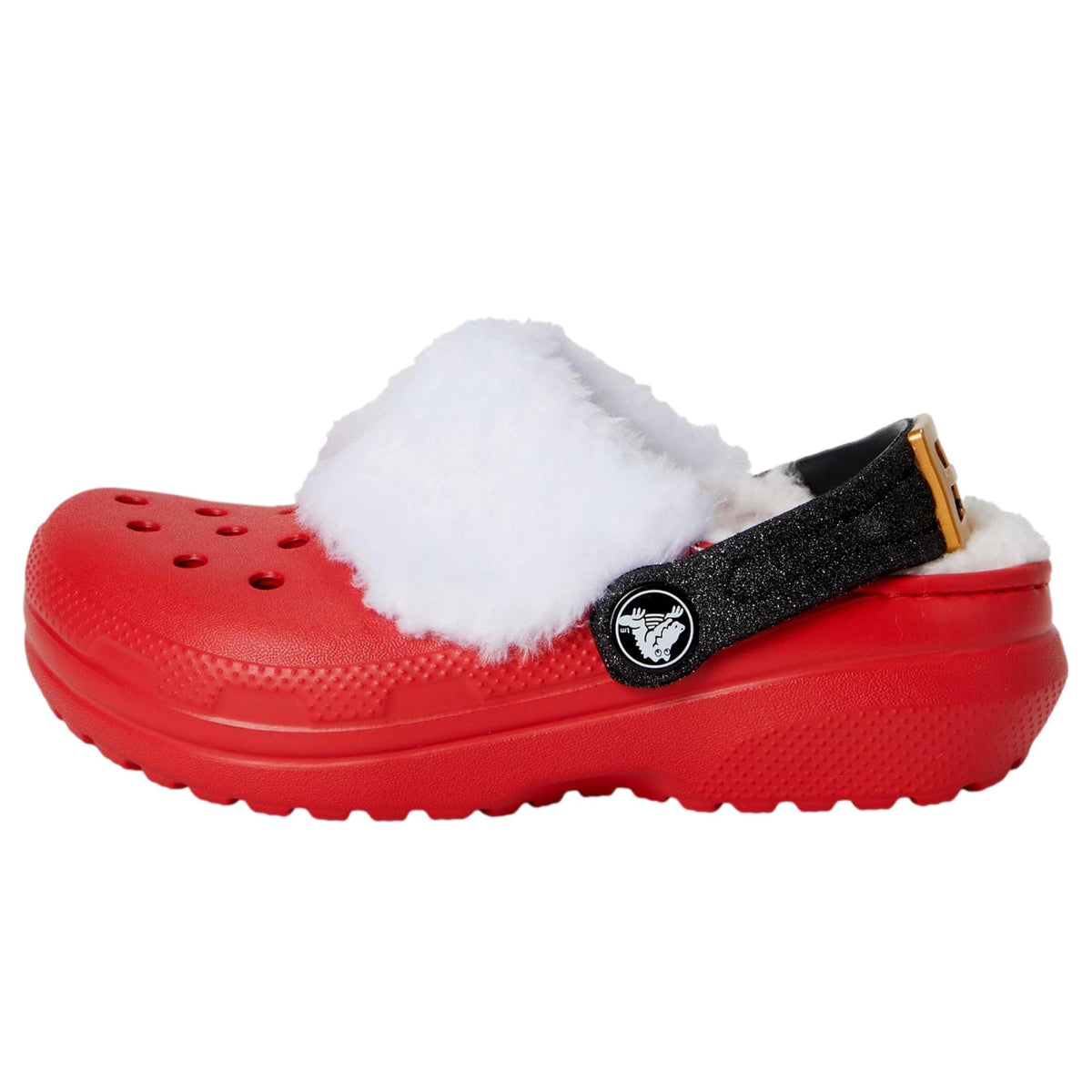 Zuecos infantil color blanco y rojo