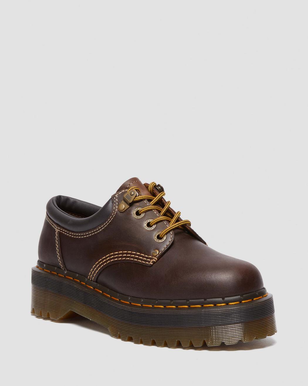 Zapatos de cuero con plataforma