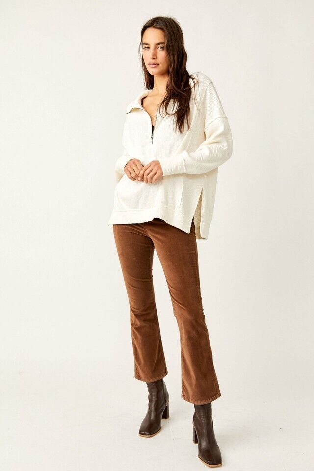 Pantalón de mujer de terciopelo color café