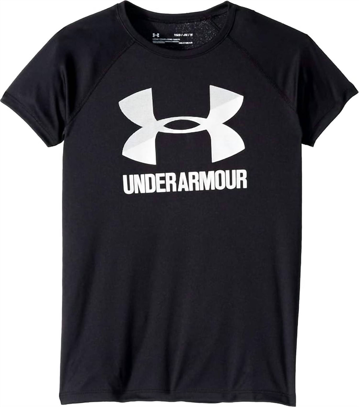 Camiseta para niña de manga corta color negro
