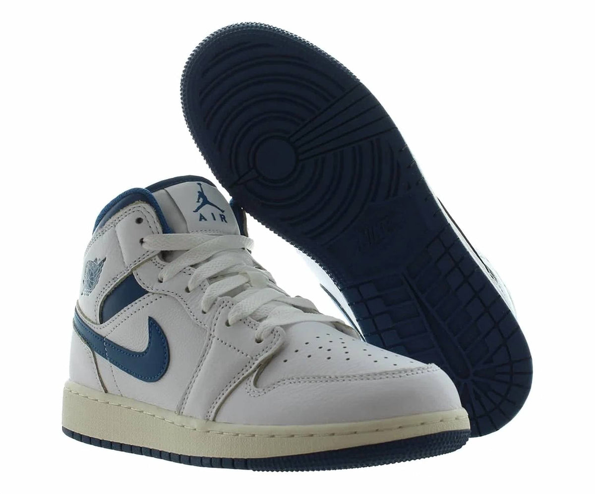Zapatos infantil color blanco y azul