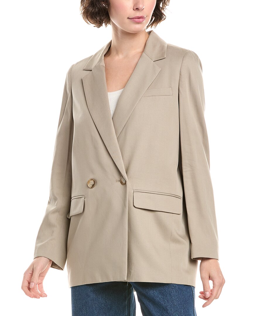 Blazer de mezcla de lino