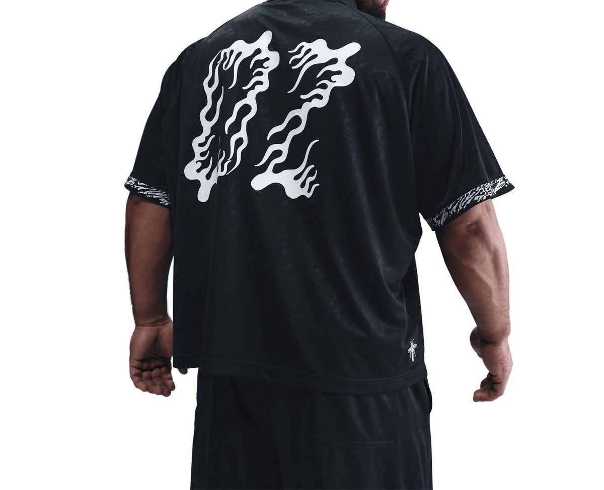 Top de hombre color negro y blanco